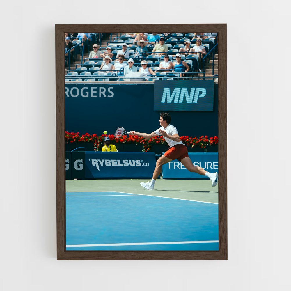 Poster Swing de Raonic – affiche Tennis (vue 5)